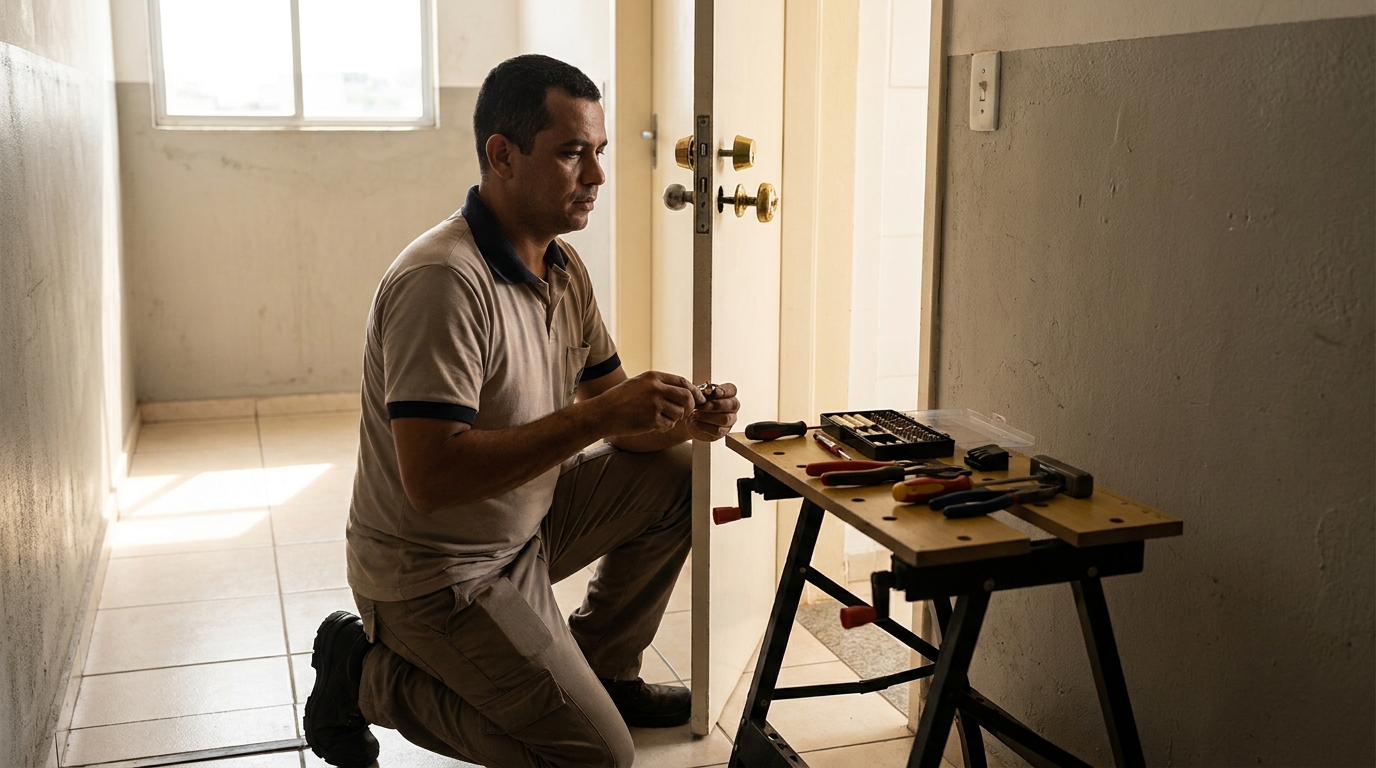 Troca de Segredo Residencial profissional no Codim, Campos dos Goytacazes‑RJ
